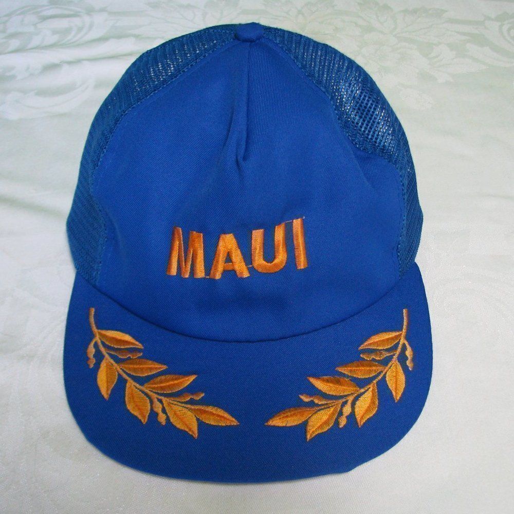 Vintage Maui Hawaii Trucker Snap Back Hat